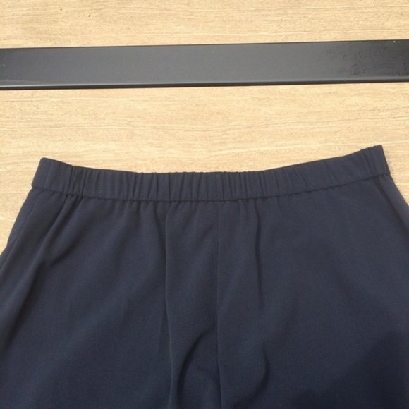 Navy Blue Stretch Pants - Petite Size 10 - Picture 4 of 7